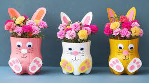 creative flower pot ideas rabbit