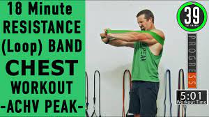 resistance band chest workout loop