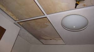 ceiling has water damage