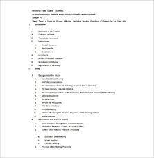 These research questions, worded in exactly the same way, will be repeated at the beginning of chapter 3. 8 Research Outline Templates Pdf Doc Free Premium Templates