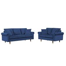 5 seater sofa set with wood legs