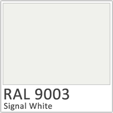 Signal White Polyester Flowcoat Ral 9003 East Coast