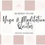 empowering yoga quotes from www.etsy.com