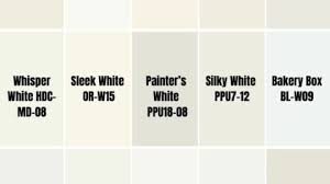 15 Best Behr White Paint Colors Popular
