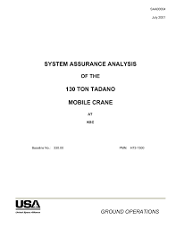 130 Ton Tadano Mobile Crane Nasa Ksc Lifting Devices