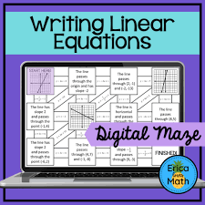 Writing Linear Equations Digital