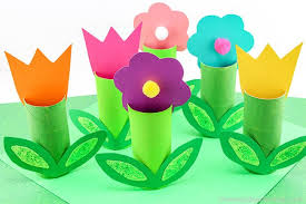 toilet paper roll flowers craft the