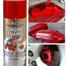 Red Gloss Spray Paint Resist High Heat