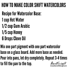 How To Make Color Shift Watercolors