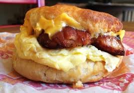smoked sausage egg cheese biscuit