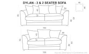 standard living room chair dimensions
