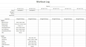 workout tracker template 10 free