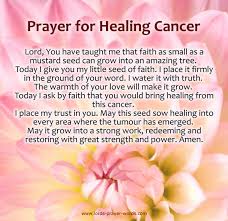 7 prayers for healing of cancer