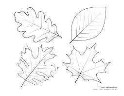 Leaf Templates Leaf Coloring Pages For Kids Leaf Printables