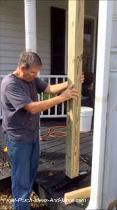 how to repair porch columns how to