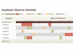 Therefore, the annual leave record is maintained to ensure that the employee's duration of annual leave does not exceed the allowed duration of the it is a professional way to write leave. Employee Absence Schedule