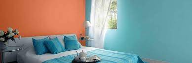 Two Colour Combination For Bedroom