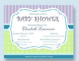 Baby Shower Announcement Template Printable Elephant Shower