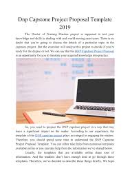 Nyack college master of business administration capstone project template capstone project template overview this document serves as a template that can be . Dnp Capstone Project Proposal Template 2019 Dnp Capstone Project Flip Pdf Online Pubhtml5
