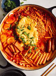 budae jjigae korean army stew spoon