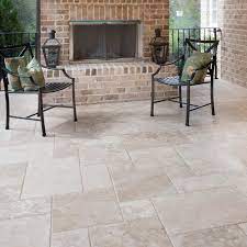 msi take home tile sle terranean walnut pattern 6 in x 6 in honed travertine floor and wall tile