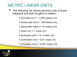 Presentation 8 Metric Measurement Units Ppt Video Online
