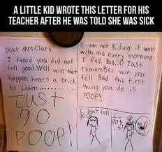 Give us one good reason not to take poison and we'll consider it. Funny Kids Notes Proof Kids Give The Best Advice Huffpost Canada Parents