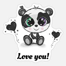 panda cute love you funny english
