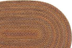 lowcountry rust wool braided rug