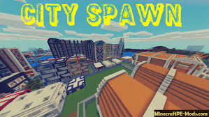 Play free minecraft maps on stickypiston; City Spawn From Server Minecraft Pe Map 1 18 0 1 17 41 Download