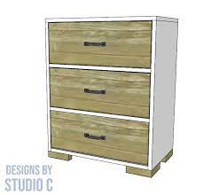 build a calvin 3 drawer storage cabinet