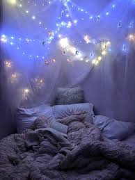 Romantic Bedroom With Fairy Lights Romantic Bedroom Fairylights Dream Rooms Bedroom Design Sleepover Room