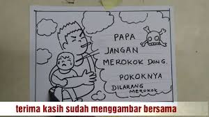 Poster bahaya merokok indonesia bebas rokok tahun 2030 via indobebasrokok2030.blogspot.com. Cara Menggambar Poster Dilarang Merokok Poster Drawing Youtube