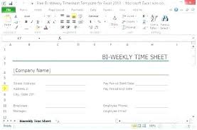 Simple Bi Weekly Timesheet Template Free Printable Filename