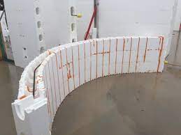 Curved Walls With Insulated Concrete