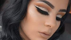 glitter cut crease eyeshadow tutorial