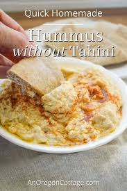 homemade hummus without tahini an