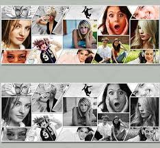 free photo collage template psd