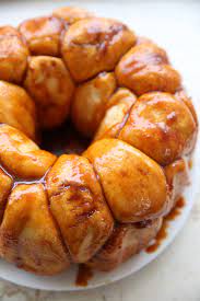Monkey Bread With Pudding And Rhodes Rolls gambar png