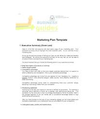 Free Marketing Plan Template Strategy Sample Business