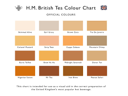 H M British Tea Colour Chart In 2019 Perfect Cup Of Tea
