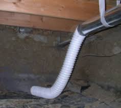 You'll need to drill through the inside first making sure you're not going through a stud or wires or pipes. Dryer Vent Safety Internachi