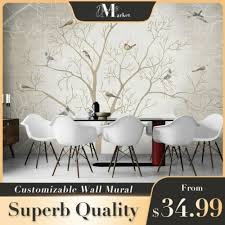Bird Art Old Fashioned 3d Wall Mural