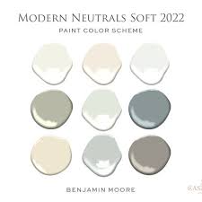 Modern Neutral Home Color Palette 2022