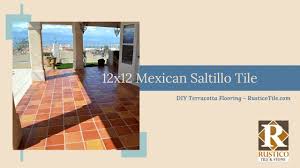 12x12 mexican saltillo floor tile