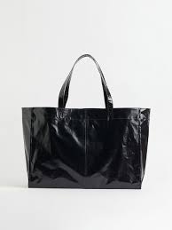 h m black solid large per bag