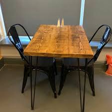 Rustic Industrial Style Table With