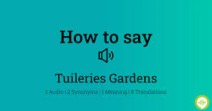 how to ounce tuileries gardens