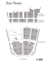 state theatre seating plan
