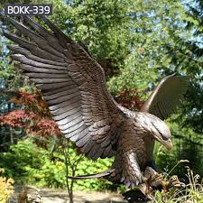 eagles sculpture bronze deer statues